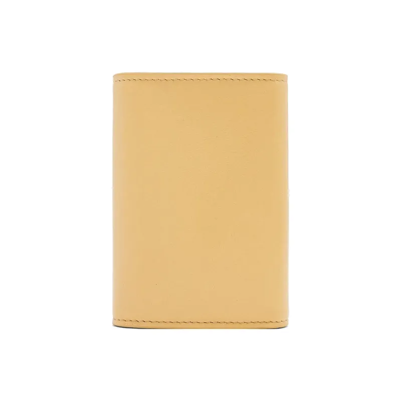 LOEWE Shiny Nappa Cow Leather Wallet Trumpets Women's Deep Butter-3