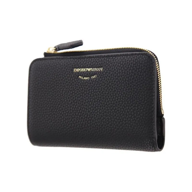EMPORIO ARMANI Polyester Wallet Women's Black-1