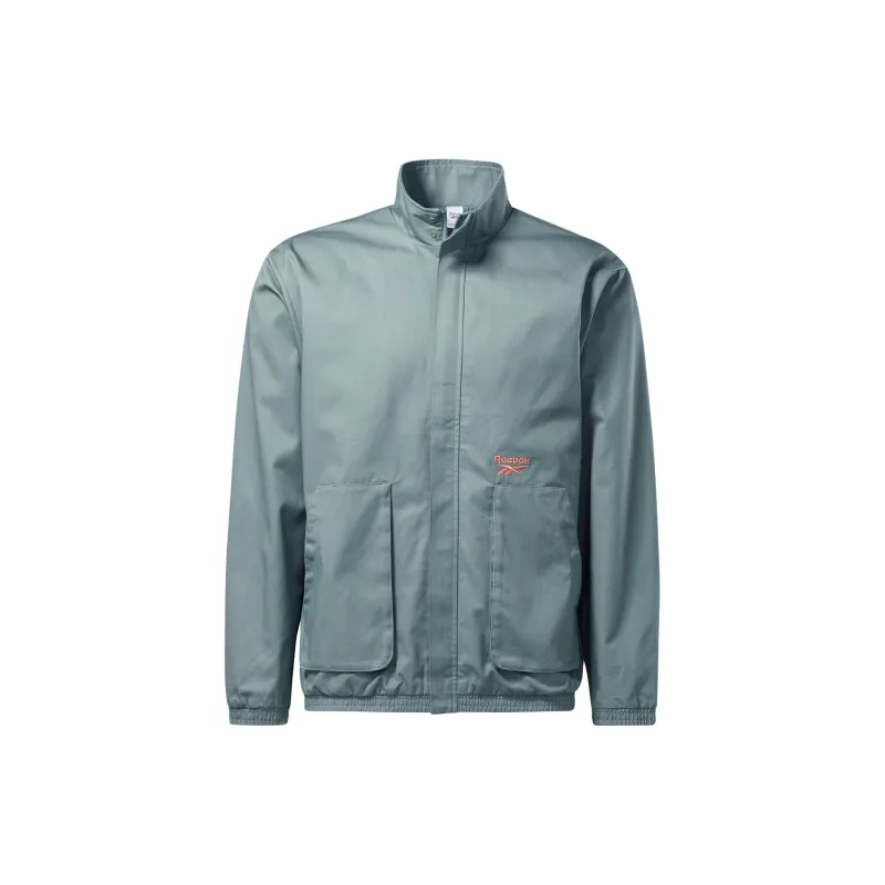 Reebok CLASSICS FS WASHED WOVEN Jackets Coats Men's Green-1