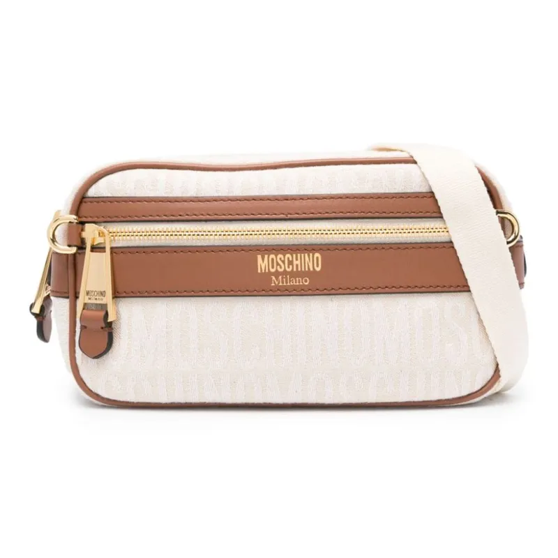 MOSCHINO Logo jacquard Belt Bag-0