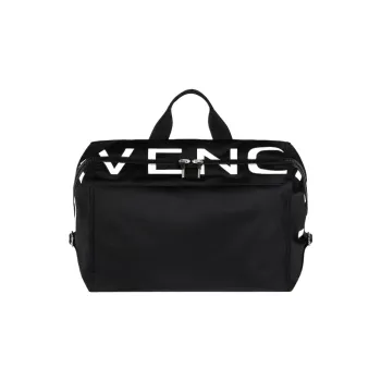 GIVENCHY Pandora Polyamide Handbag Shoulder Bag Crossbody Bag Medium Size Men's Black & White