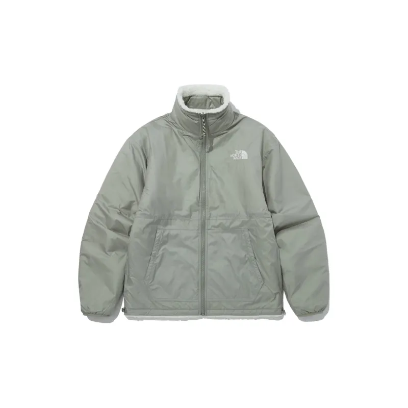 THE NORTH FACE Play Green Rvs Fleece Jacket Slate Khaki Unisex Korea Version-4