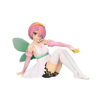 FURYU Start From Zero Ram Puffed Face Floral Fairy Bonus Gifts 12cm
