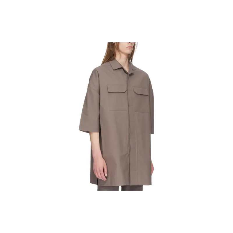 RICK OWENS Tommy Short Sleeved Shirt-2