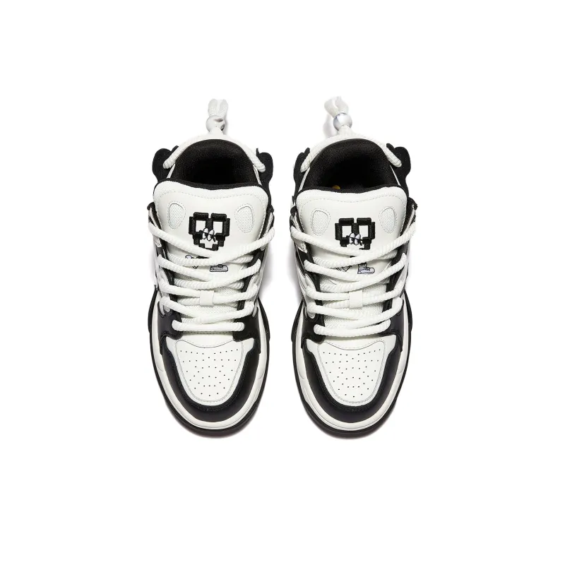 Xavier3 Skateboard Shoes Unisex Black White-5