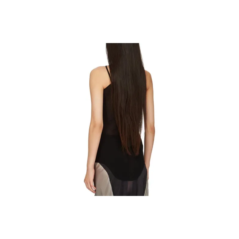 RICK OWENS Scorpio Ribbed Knitted Sleeveless Tank Top-1