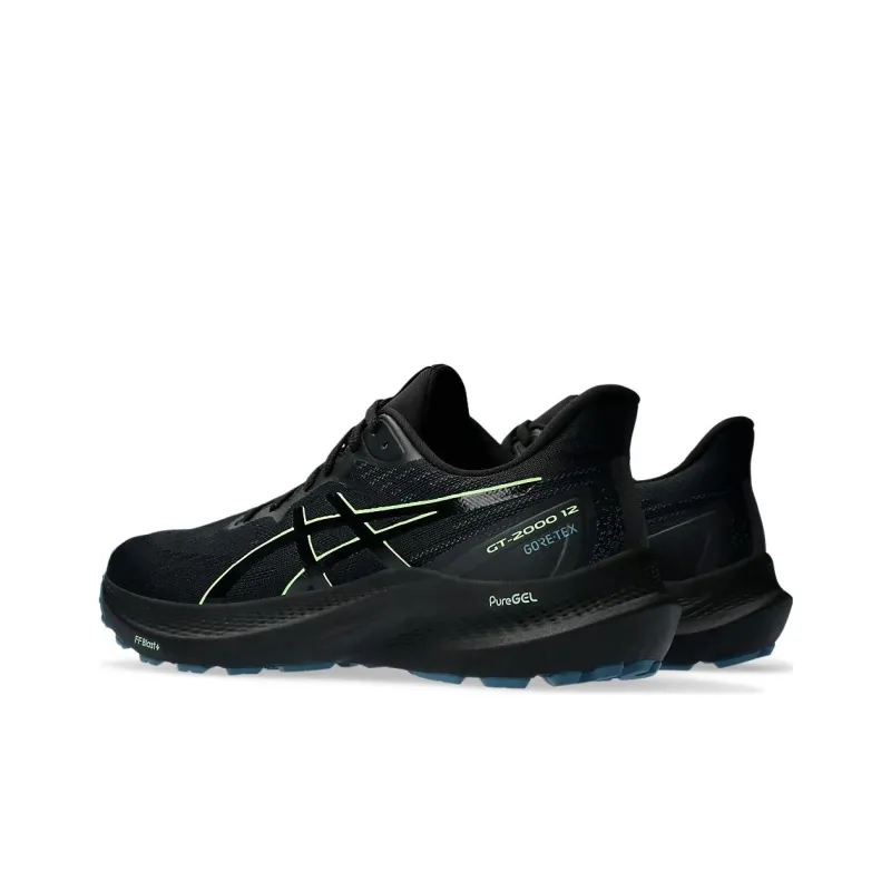 Asics GT 2000 12 Gtx Black Illuminate Green-3