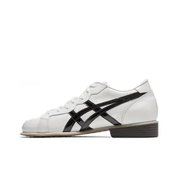 Asics WEIGHTLIFTING Abrasion Resistant Breathable Low Top Training Shoes Unisex White Black