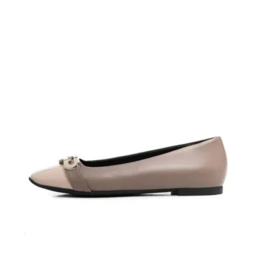 Furla Logo-plaque Detail Ballerina Shoes