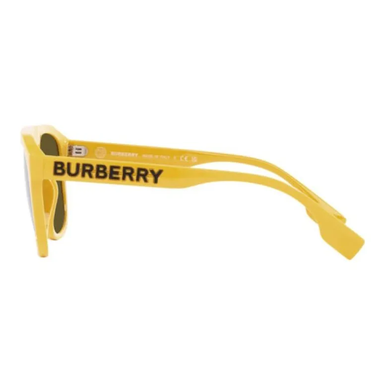 Burberry Polyamide Square Sunglasses Men's Yellow-4