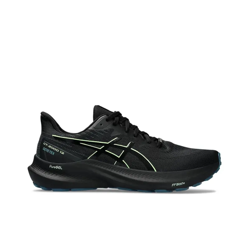 Asics GT 2000 12 Gtx Black Illuminate Green-1