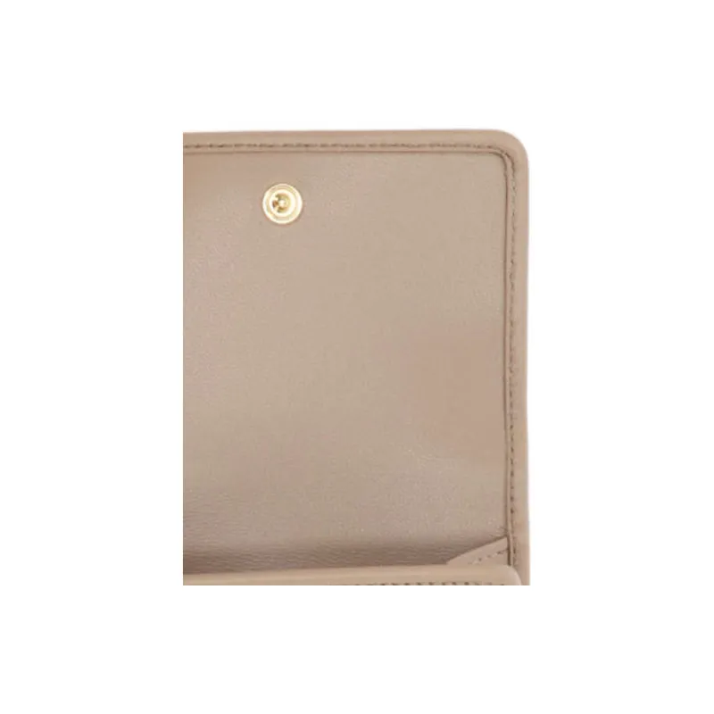 MIU MIU Matelassé Soft Sheep Leather Wallet Women's Sand Beige Yellow-3