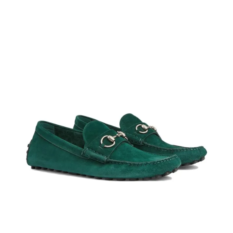 GUCCI Driver 'Horsebit - Green'-1