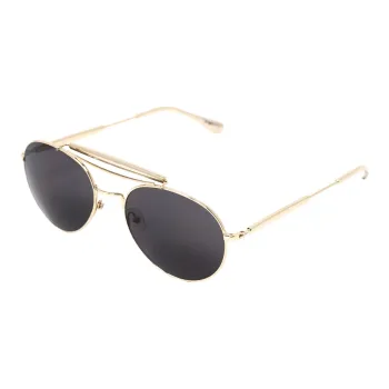 Yohji Yamamoto Metal Aviator Sunglasses Unisex Gold