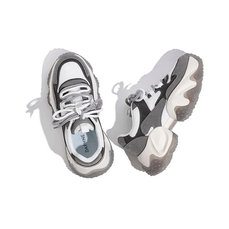 DAPHNE Slip-Resistant Low-Top Chunky Sneakers 6.7cm Women's-3