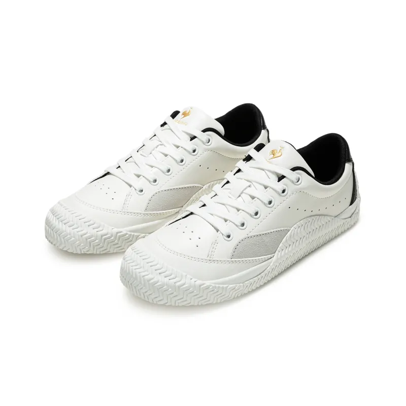 Le Coq Sportif Coverage Thermal Slip Resistant Waterproof Cushioning Low Top Skateboard Shoes Unisex-2