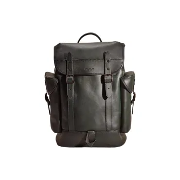 COACH Mercer Grain Leather Travel Bag Backpack Large Size Men's Amazon Green