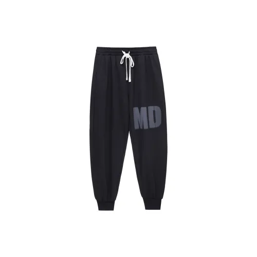 Muscle Dog Casual Pants Men Black