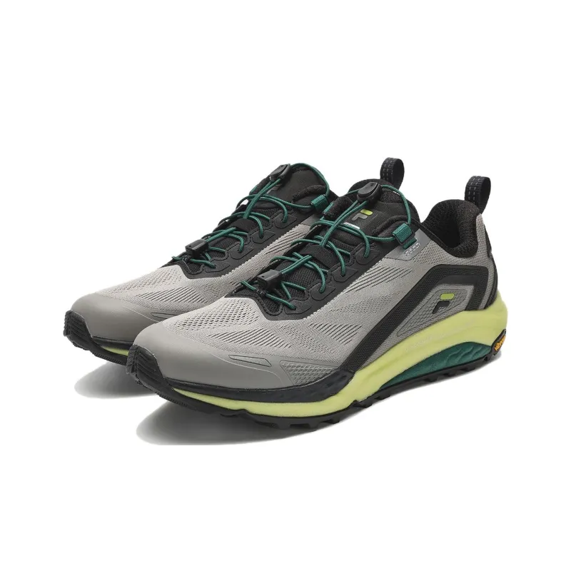 FILA SPD LYNX 2 Wear resistant And Lightweight Low Top Trail Running Running Shoes Men's Elephant Gray-1