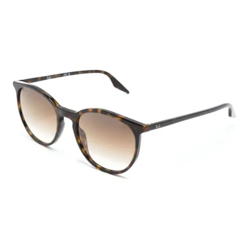 Ray-Ban Tortoiseshell-effect Round-frame Sunglasses