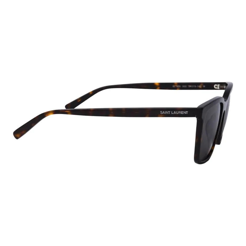 SAINT LAURENT Acetate Square Sunglasses Men's Tortoiseshell-2