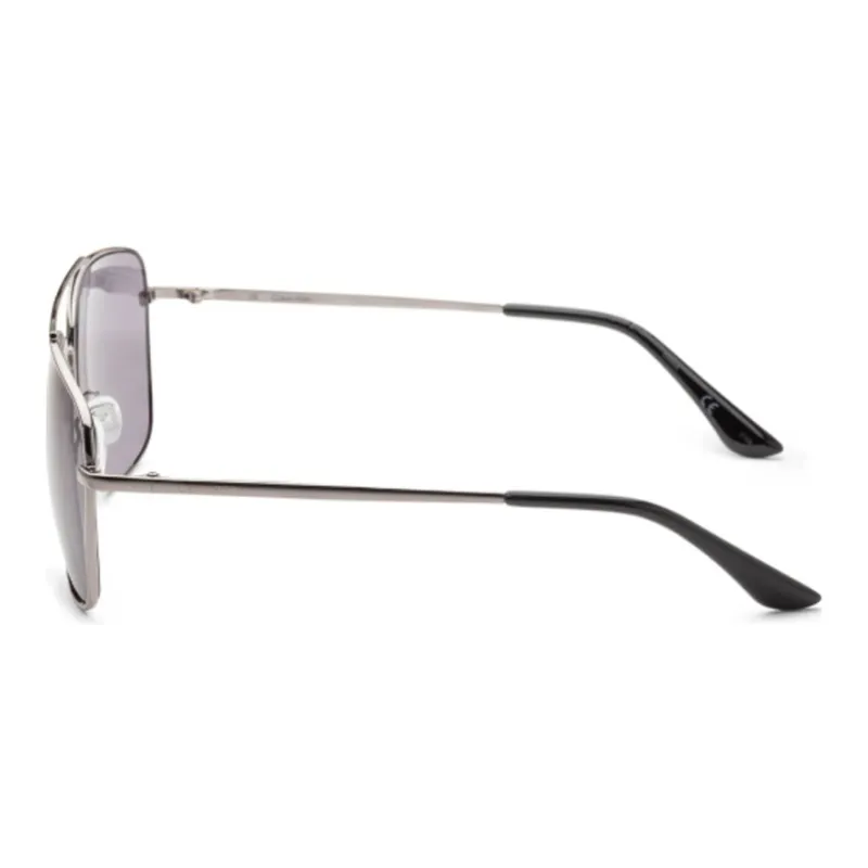 CK/Calvin Klein Aviator Sunglasses Men's Silver Gray-1