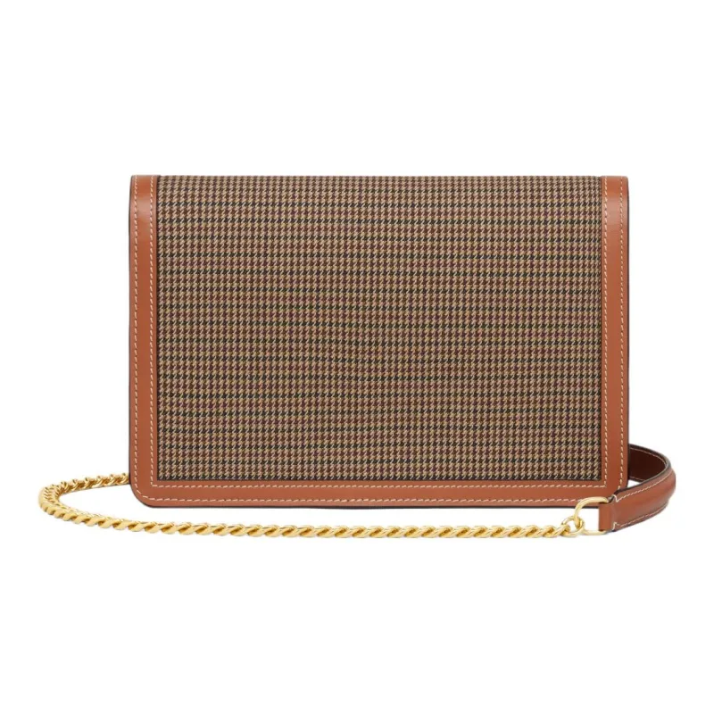 CELINE Fabric With Cow Leather Trim Shoulder Bag, Crossbody Bag, Wallet Mini Women's Multicolor-2