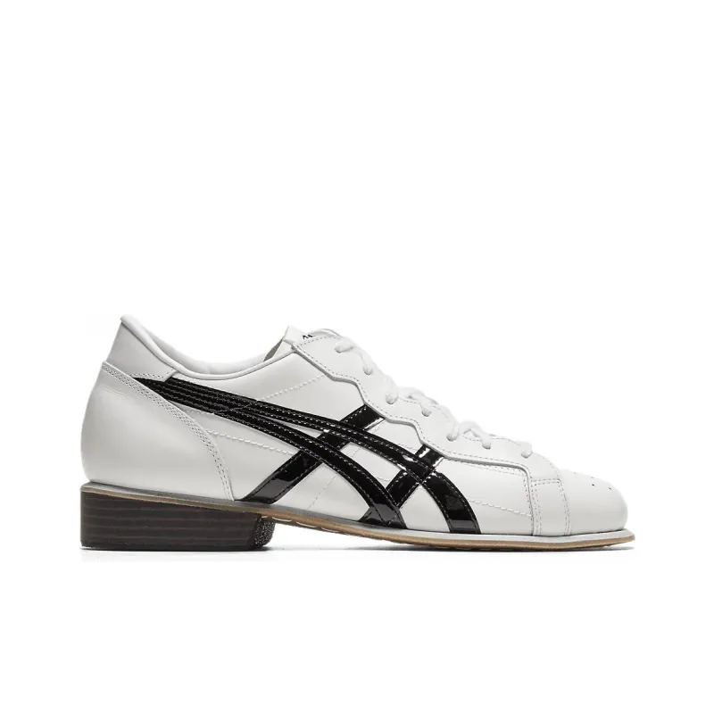 Asics WEIGHTLIFTING Abrasion Resistant Breathable Low Top Training Shoes Unisex White Black-1