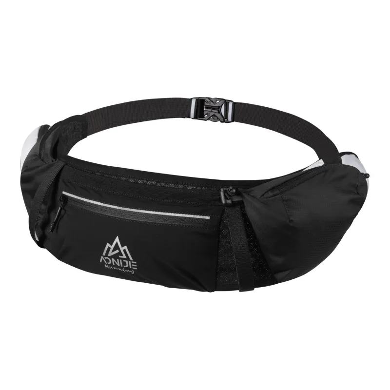 AONIJIE Running Equipment Running Fanny Pack Nylon Unisex White Black-7