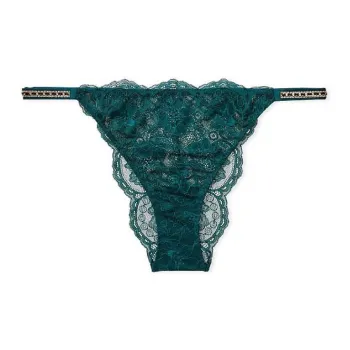 VICTORIA'S SECRET Underpants Women's 1 Pack Evergreen Ivy Green