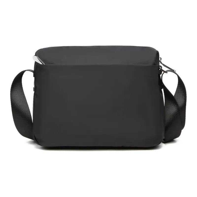Crocodile Fabric Crossbody Bag Small Square Bag Fabric Bag Shoulder Bag Regular Men's Black-1