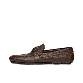 Valentino Garavani VLogo Signature Leather Driving Shoes