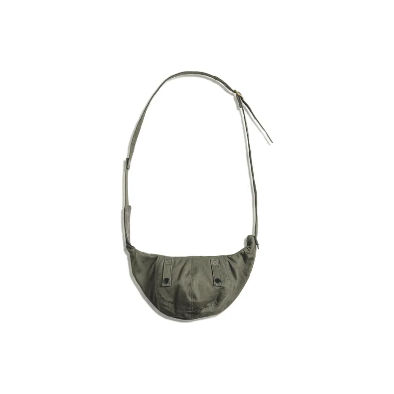 MADEN Cotton Deck Bag Shoulder Bag Regular Unisex Army Green-1