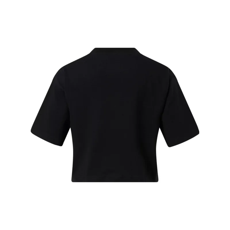 Reebok CL AE BIG LOGO CROP TEE T-Shirt Women's Black-1