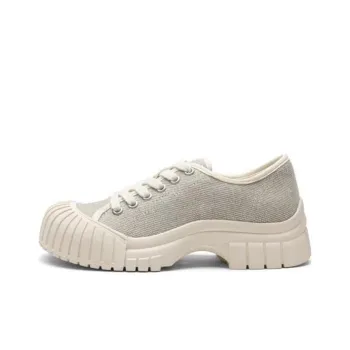 TOOMANYSHOES Pirate Ship Low Top Casual Shoes Women's Gray Apricot