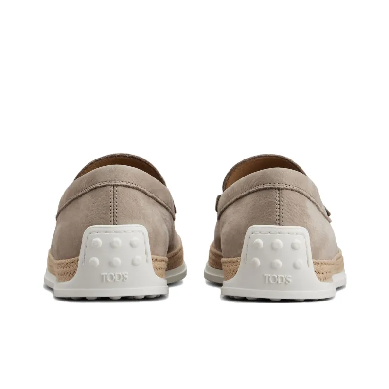 TOD'S Logo Embossed Slip On Loafers-3