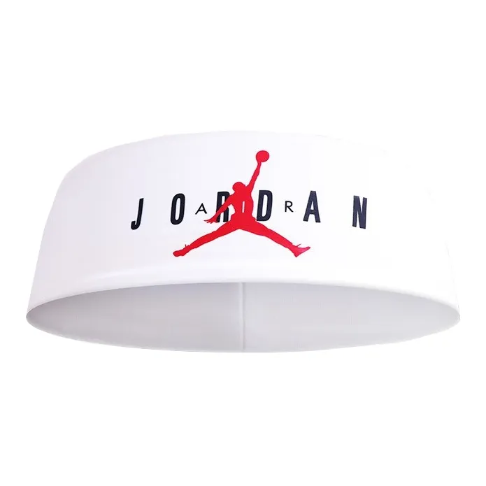 Jordan Sweatbands Elastic Exercise And Fitness White Couple's-0