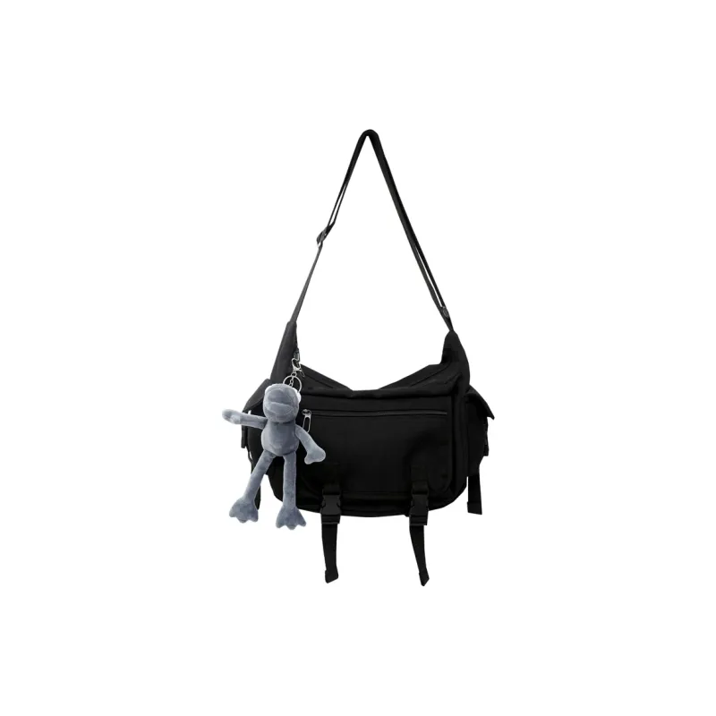 ALNI BITTON Canvas Canvas Bag Crossbody Bag Men's White/Black-7
