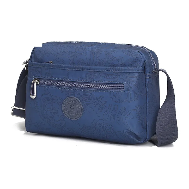 FIDO DIDO Oxford Crossbody Bag, Shoulder Bag Women's Blue-8