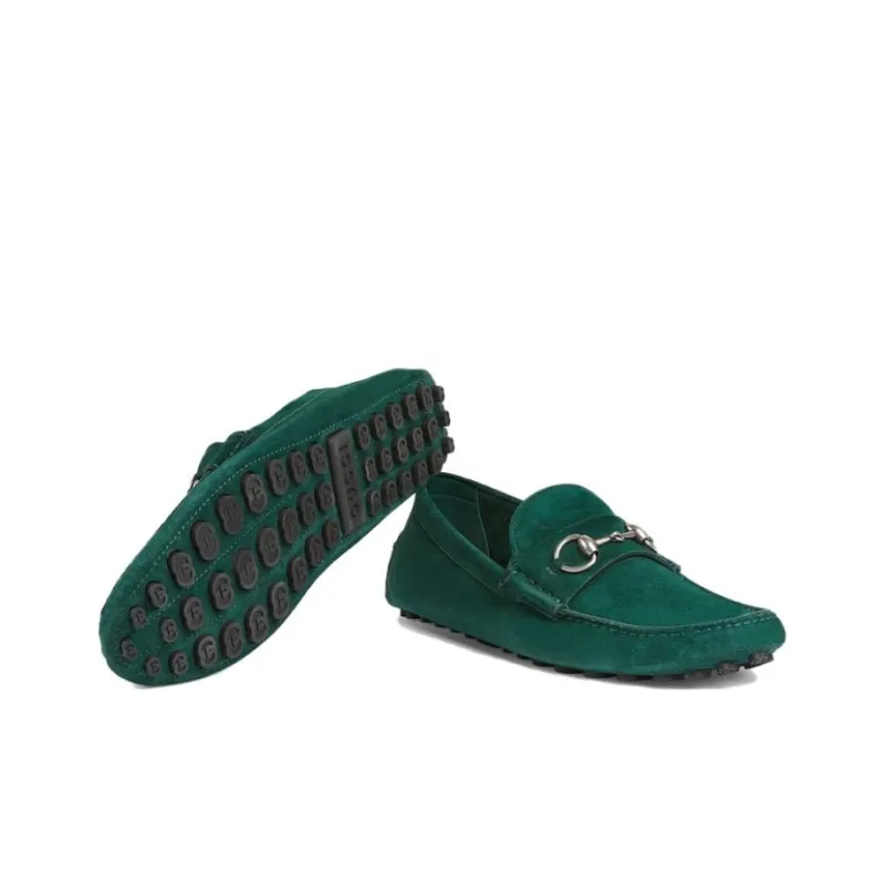 GUCCI Driver 'Horsebit - Green'-4