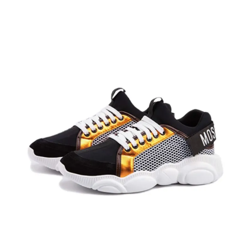 MOSCHINO Low Top Casual Shoes Men's Black-2