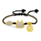 Cute Dragon Fu Character Bracelet (Black Gold)