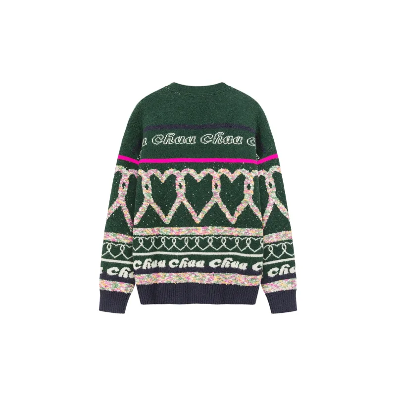 CHUU Knitwear Women's Forest Green-1