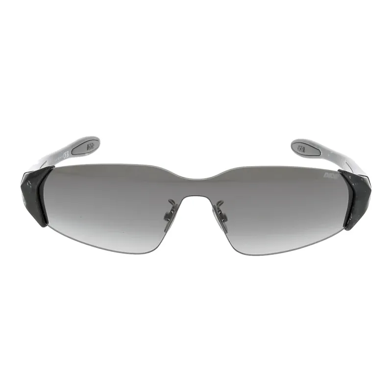 DIOR Acetate Irregular Shape Sunglasses Women's Black-0