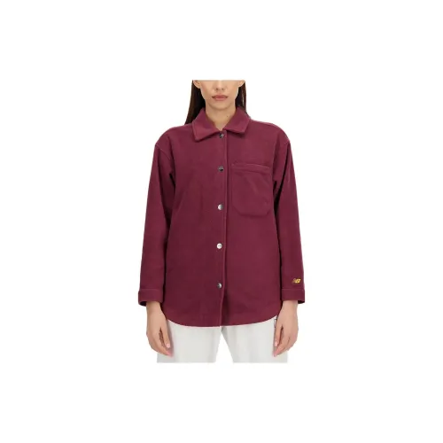 New Balance Jackets Women's Burgundy