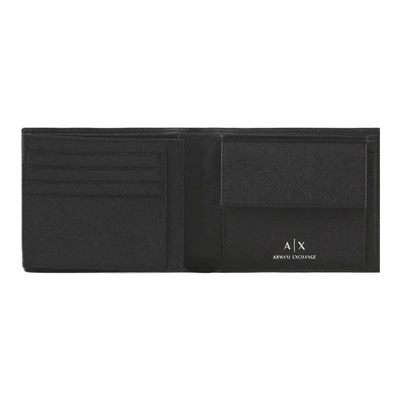 ARMANI EXCHANGE Cow Leather Wallet Men's Black-2