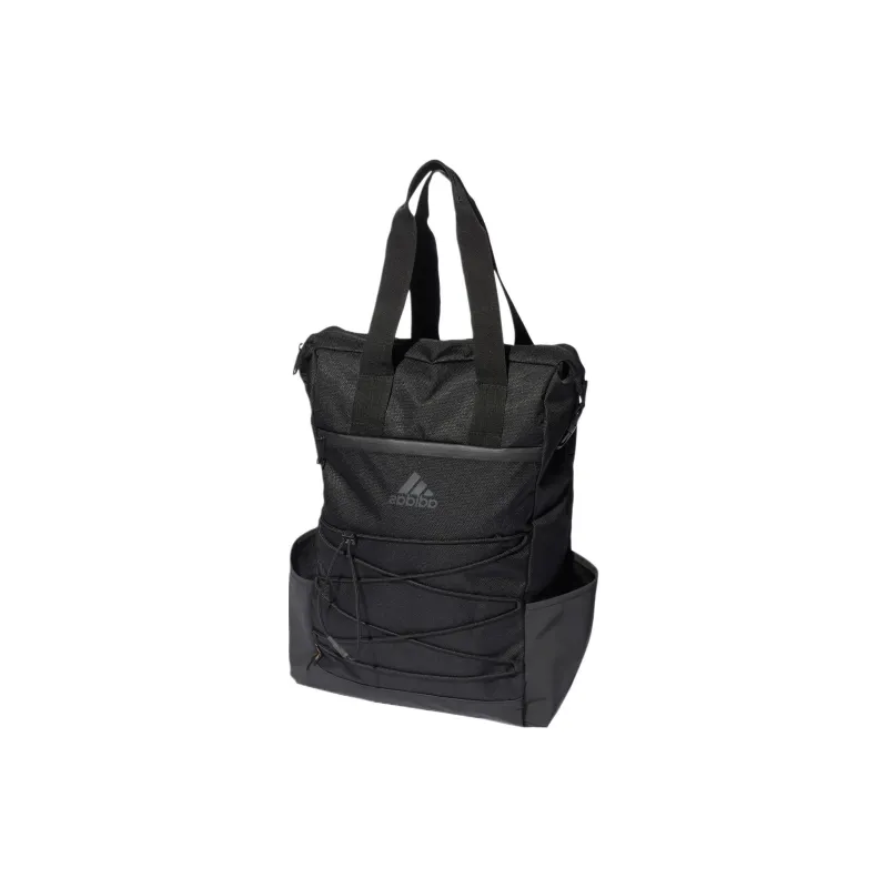 Adidas Polyester Handbag, Tote Bag, Shopping Bag, Backpack Regular Unisex Pure Black-3