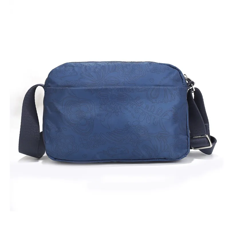 FIDO DIDO Oxford Crossbody Bag, Shoulder Bag Women's Blue-10