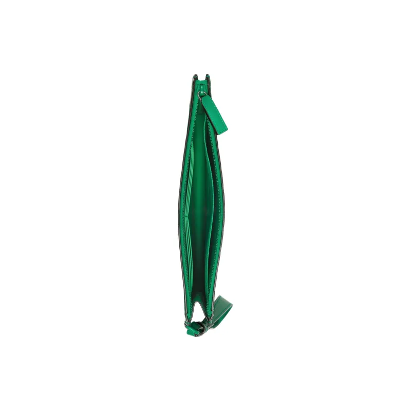 GUCCI Leather Clutch Men's Green-6