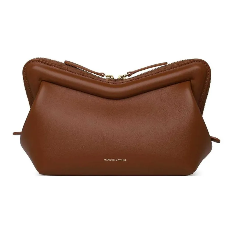 MANSUR GAVRIEL Calfskin Crossbody Bag Shoulder Bag Women's Brown-0